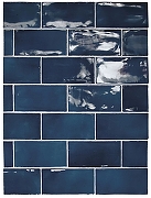 Керамическая плитка Equipe Manacor Ocean Blue 26910 настенная 7,5х15 см