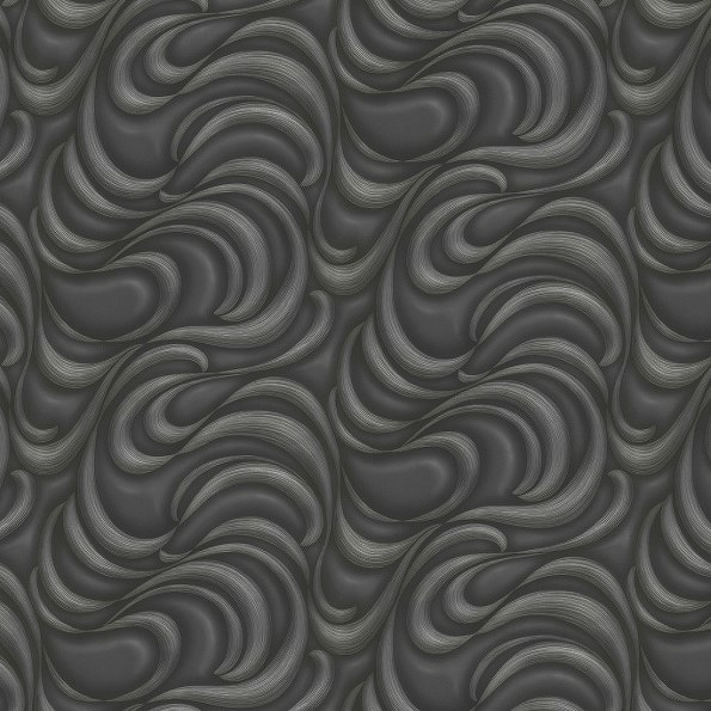 Обои Erismann Fashion for walls 3 12100-15 Винил на флизелине (1,06*10,05) Черный/Серый, Абстракция