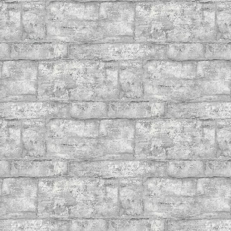 Обои Erismann Fashion for walls 3 12102-31 Винил на флизелине (1,06*10,05) Серый, Кирпич er12103 31 обои эрисманн fashion for walls 3 10 05x1 06