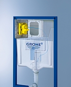 Комплект унитаза Grossman GR-4455S с инсталляцией Grohe Rapid SL 38775001 с сиденьем Микролифт и клавишей смыва Хром-6