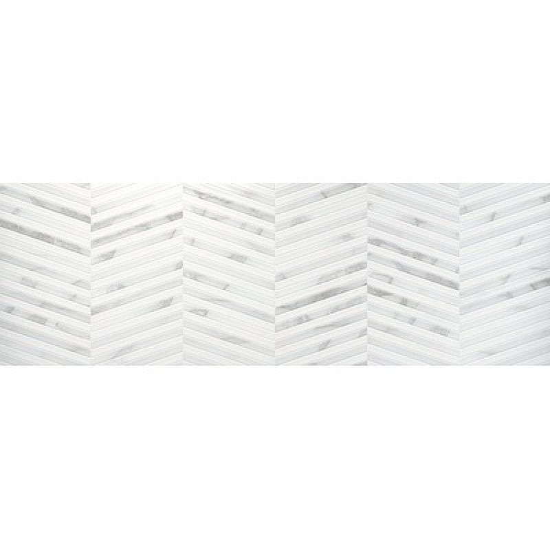 цена Керамическая плитка Benadresa Newbury White Graz Slim настенная 30x90 см