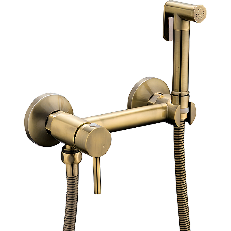 Гигиенический душ со смесителем Haiba HB5510-4 Бронза гигиенический душ со смесителем gappo jacob g7207 4 бронза