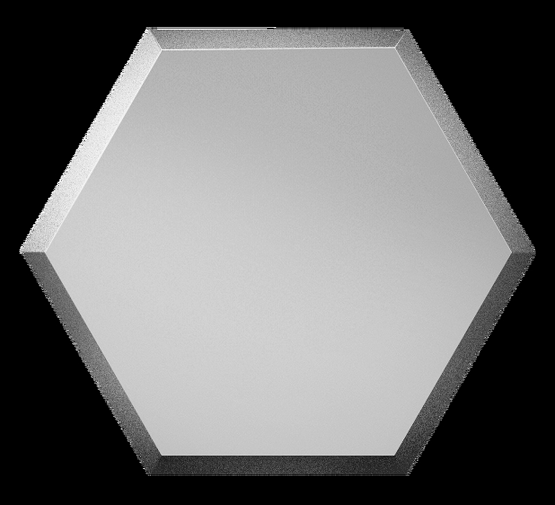 Зеркальная плитка ДСТ Серебро СОТА СОЗС3 25,9х30 см - фото 1