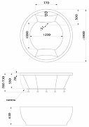 Акриловая ванна Aima Design Omega New 180x180 01омн1818 без гидромассажа-3