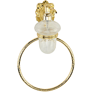 Дозатор для жидкого мыла с кольцом для полотенец Migliore Cleopatra 16683 Золото-1