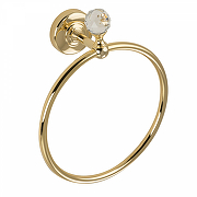 Кольцо для полотенец Migliore Amerida 16599 Золото с кристаллом Swarovski-1