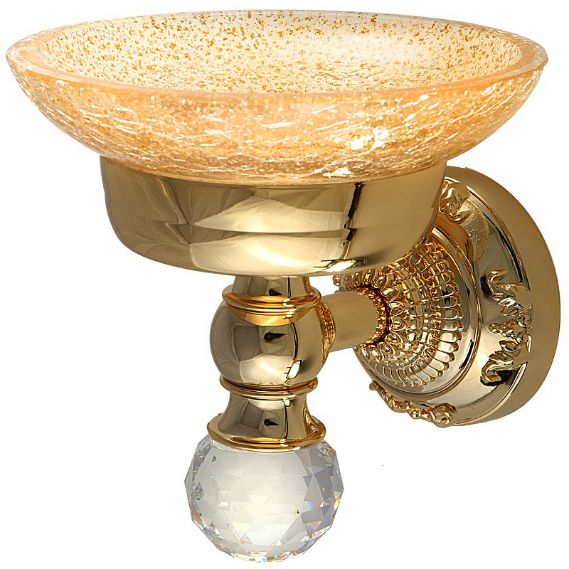 Мыльница Migliore Cristalia 16822 Золото с кристаллом Swarovski кольцо для полотенец migliore cristalia 16837 золото с кристаллом swarovski