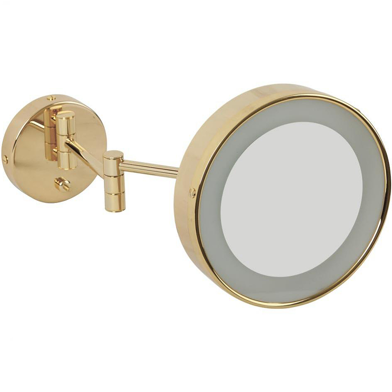 Косметическое зеркало Migliore Complementi 21985 с подсветкой с увеличением Золото косметическое зеркало migliore luxor 26130 золото
