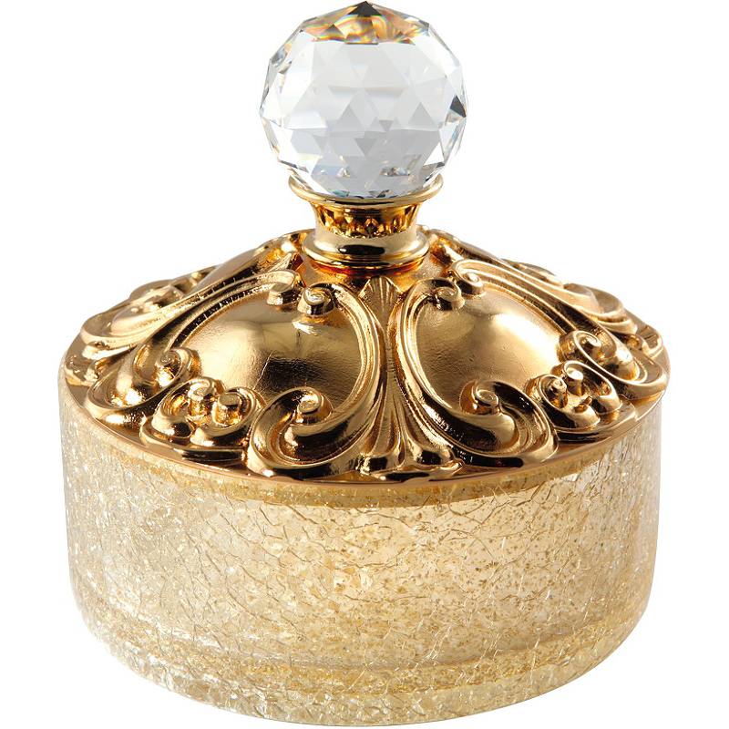 Контейнер для хранения Migliore Cristalia 16825 Золото с кристаллом Swarovski контейнер для хранения migliore cristalia 16760 бронза с кристаллом swarovski