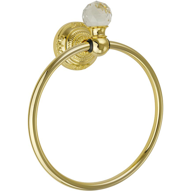 Кольцо для полотенец Migliore Cristalia 16837 Золото с кристаллом Swarovski кольцо для полотенец migliore mirella 17322 золото