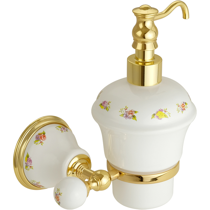Дозатор для жидкого мыла Migliore Provance 17690 Золото Белый дозатор для жидкого мыла аквалиния ombre керамика цвет розовый