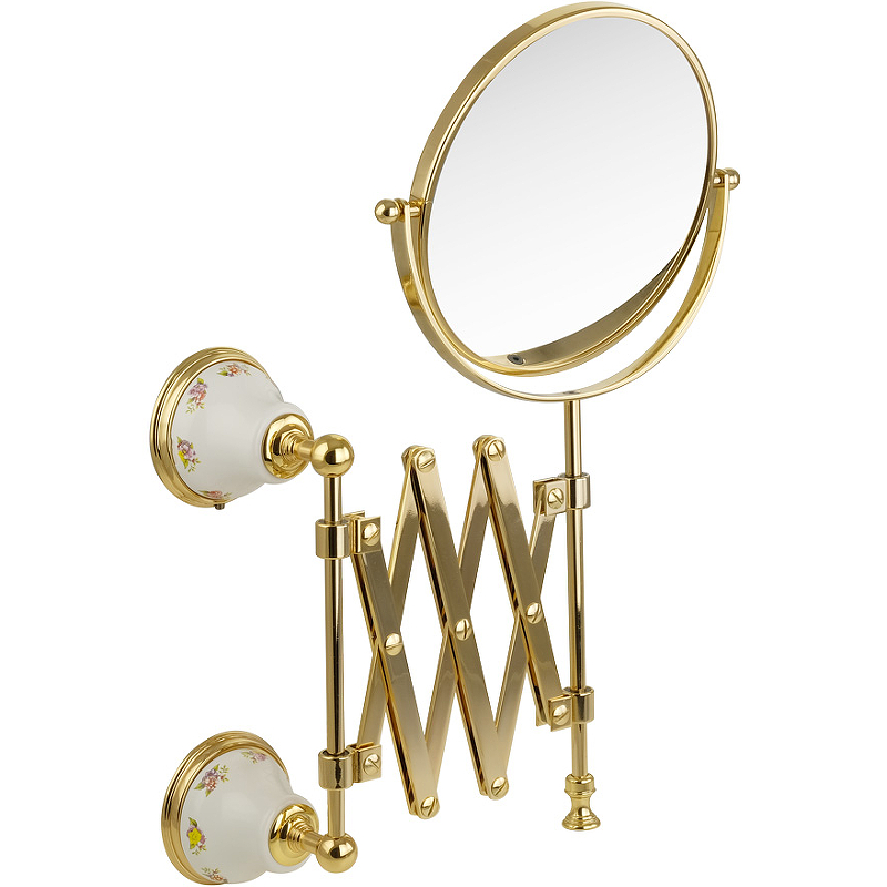 Косметическое зеркало Migliore Provance 17695 с увеличением Золото зеркало косметическое migliore luxor 26130 золото