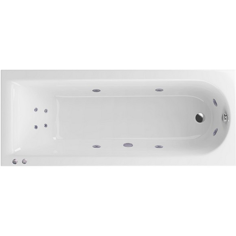 Акриловая ванна Excellent Aurum 150x70 WAEX.AUR15.HYDRO+.CR с гидромассажем акриловая ванна excellent lumina 190x95 waex lum19 soft cr с гидромассажем