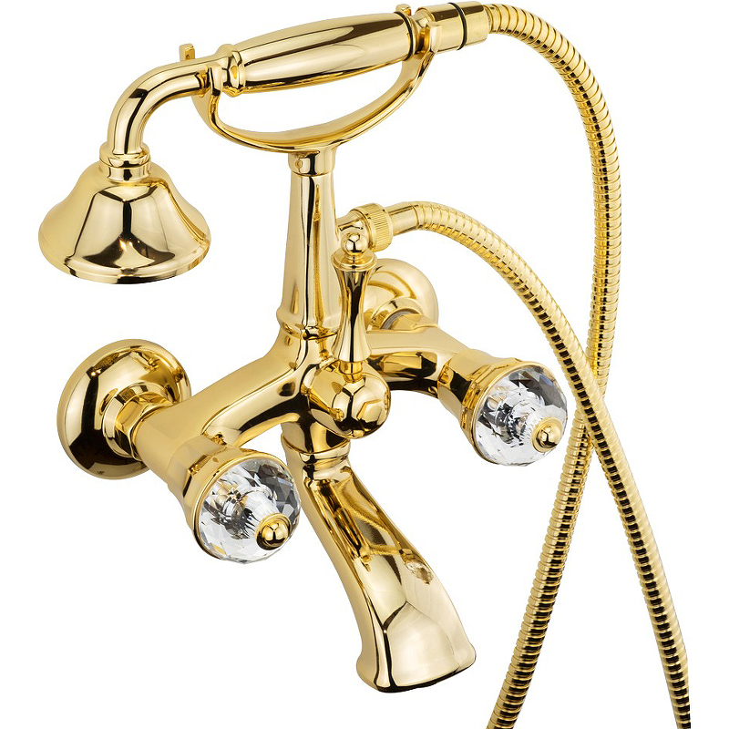 Смеситель для ванны Migliore Korona 27326 Золото смеситель для ванны с душем migliore korona 28506 золото