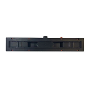 Душевой лоток Veconi Harmony Black 450 V450HB с Черной матовой решеткой-3
