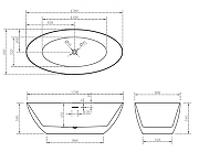 Акриловая ванна Abber 170x80 AB9374-1.7 без гидромассажа-5