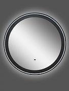 Зеркало Art&Max Napoli AM-Nap-800-DS-F с подсветкой с бесконтактным выключателем Черное матовое-6