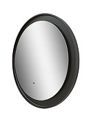 Зеркало Art&Max Napoli AM-Nap-800-DS-F с подсветкой с бесконтактным выключателем Черное матовое-1