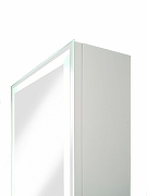 Зеркальный шкаф Art&Max Techno AM-Tec-350-650-1D-L-DS-F с подсветкой с сенсорным выключателем Белый-2