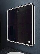 Зеркальный шкаф Art&Max Verona AM-Ver-800-800-2D-R-DS-F с подсветкой с сенсорным выключателем Белый-1