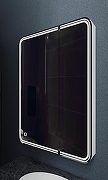 Зеркальный шкаф Art&Max Verona AM-Ver-700-800-2D-L-DS-F с подсветкой с сенсорным выключателем Белый-1