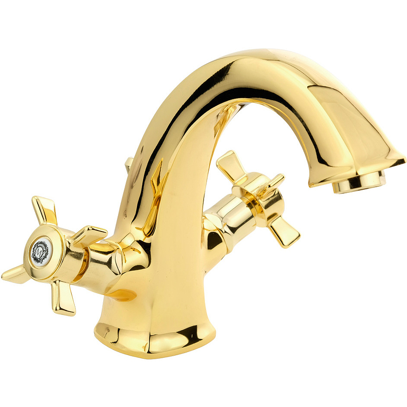 Смеситель для раковины Migliore Korona 28509 Золото смеситель для ванны с душем migliore korona 28506 золото