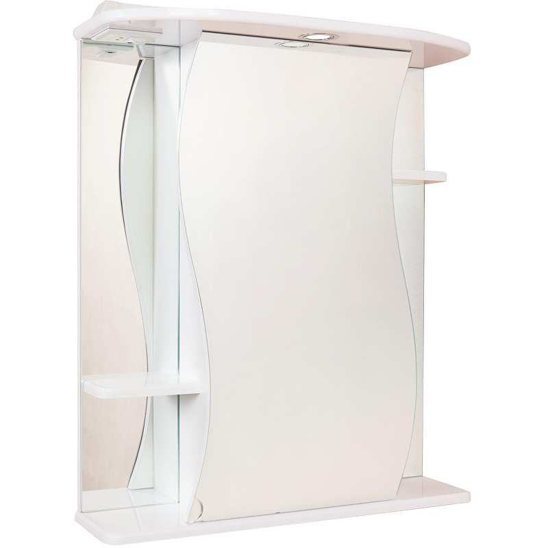 Зеркальный шкаф Onika Лилия 55.01 R 205519 с подсветкой Белый