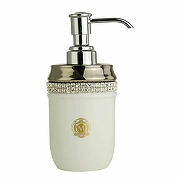Дозатор для жидкого мыла Migliore Dubai 28455 Белый Хром-1