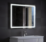 Зеркало Corozo Барго 100 SD-00001187 с подсветкой с сенсорным выключателем и часами-2