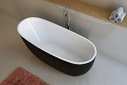 Акриловая ванна Excellent Comfort+ 175x74 WAEX.CMP2.17WB Черная без гидромассажа-1