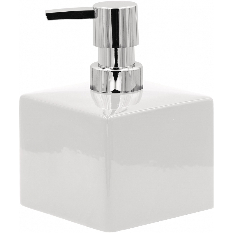 дозатор для мыла verran quadratto настольный керамика белый 870 11 Дозатор для жидкого мыла Ridder Cube 2135501 Белый