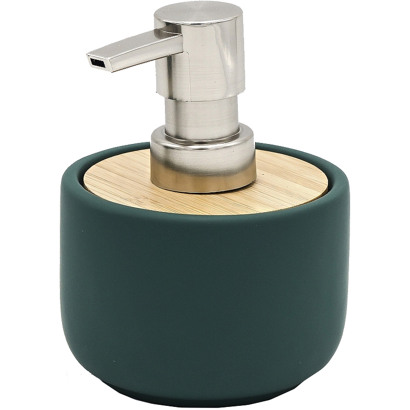 дозатор для жидкого мыла бамбук 320 мл цвет белый Дозатор для жидкого мыла Ridder Fancy 2126505 Зеленый