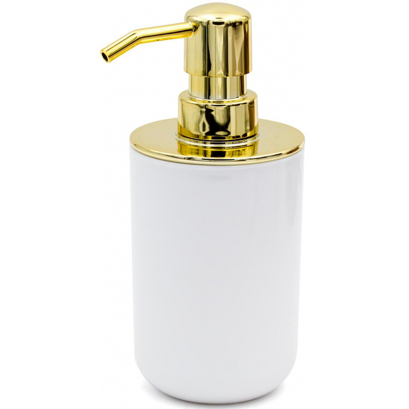 Дозатор для жидкого мыла Ridder Alba 2015541 Золото Белый дозатор для жидкого мыла ridder alba белый хром 260 мл