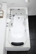 Акриловая ванна Gemy 172х77 G9006-1.7 B R с гидромассажем-3