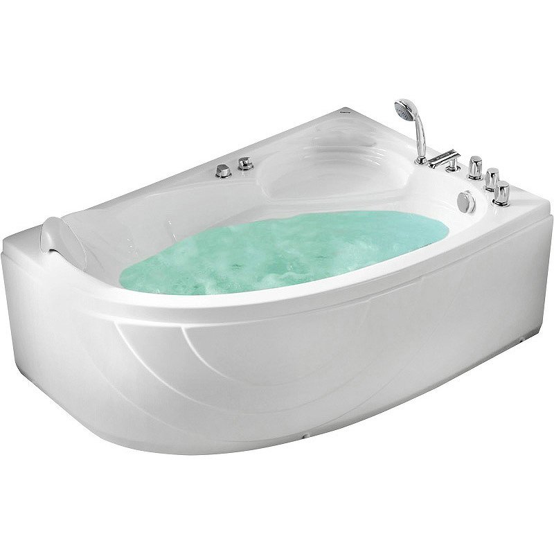 цена Акриловая ванна Gemy 150х100 G9009 B R с гидромассажем