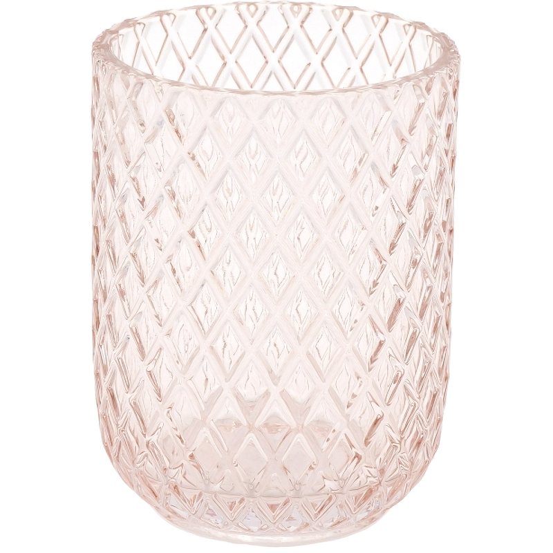 стакан для зубных щеток ridder lina 2161102 розовый Стакан для зубных щеток Ridder Jade 2164102 прозрачно-розовый