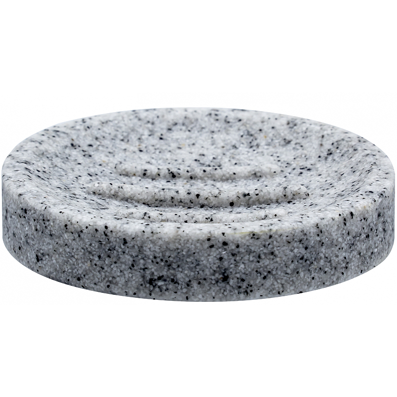 Мыльница Ridder Stone 22010307 Серая мыльница granit dark полирезин черный серый камень