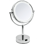 Косметическое зеркало Ridder Aurora О3204100 с подсветкой с увеличением Хром