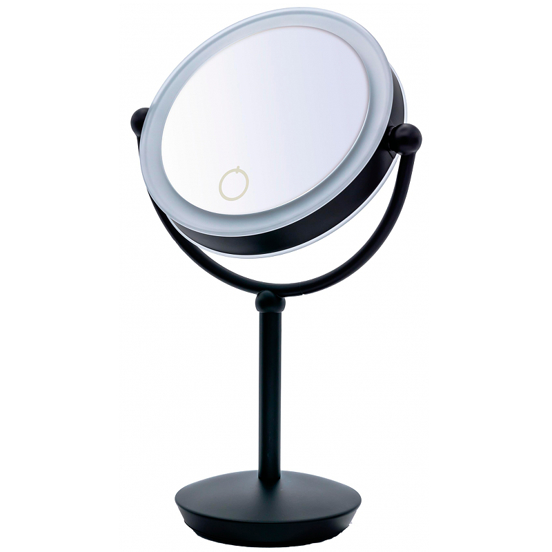 зеркало с подсветкой ridder moana чёрный 1 шт Косметическое зеркало Ridder Moana О3207510 с подсветкой с увеличением Черное