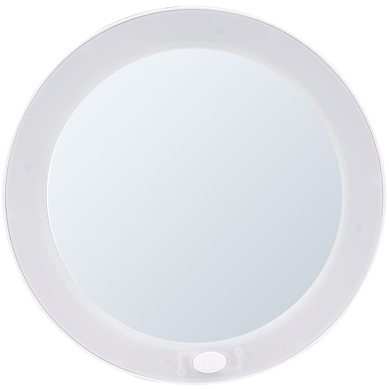Косметическое зеркало Ridder Mulan О3003201 с подсветкой с увеличением Белое косметическое зеркало 12 см wenko белый