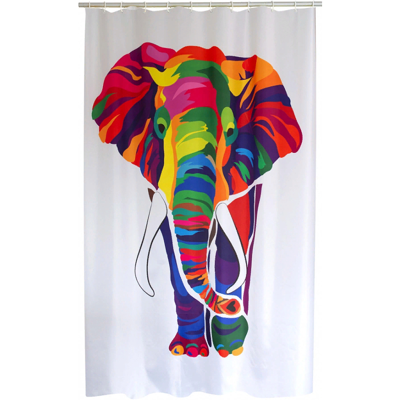Штора для ванны Ridder Elephant 180х200 4108300 цветная штора для ванны ridder scotty 180х200 4114300 цветная