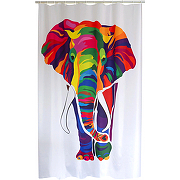 Штора для ванны Ridder Elephant 180х200 4108300 цветная