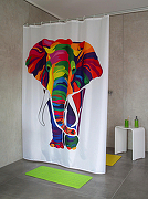Штора для ванны Ridder Elephant 180х200 4108300 цветная-1