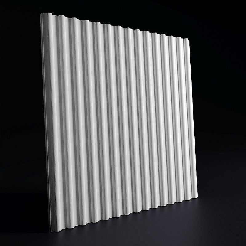Гипсовая 3Д панель Panelli Галтель 50x50 см - фото 1