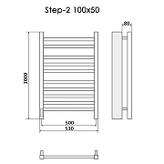 Электрический полотенцесушитель Ника Step-2 100/50 Белый матовый-5
