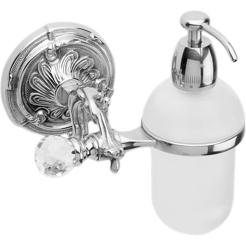 Дозатор для жидкого мыла Art&Max Barocco Crystal AM-1788-Cr-C Хром цена и фото