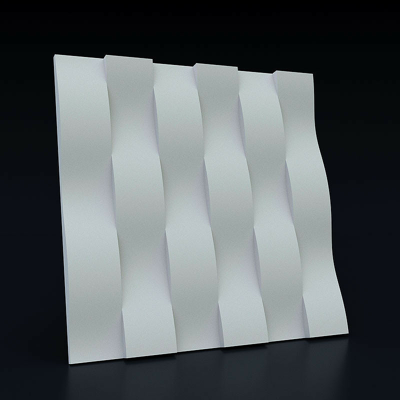 Гипсовая 3Д панель Panelli Ламелия 50x50 см