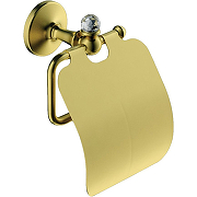 Держатель туалетной бумаги Art&Max Antic Crystal AM-E-2683SJ-Do с крышкой Золото