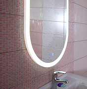 Зеркало Бриклаер Вега 55 4627125415715 с подсветкой с сенсорным выключателем и подогревом-4