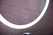 Зеркало Бриклаер Вега 55 4627125415715 с подсветкой с сенсорным выключателем и подогревом-6